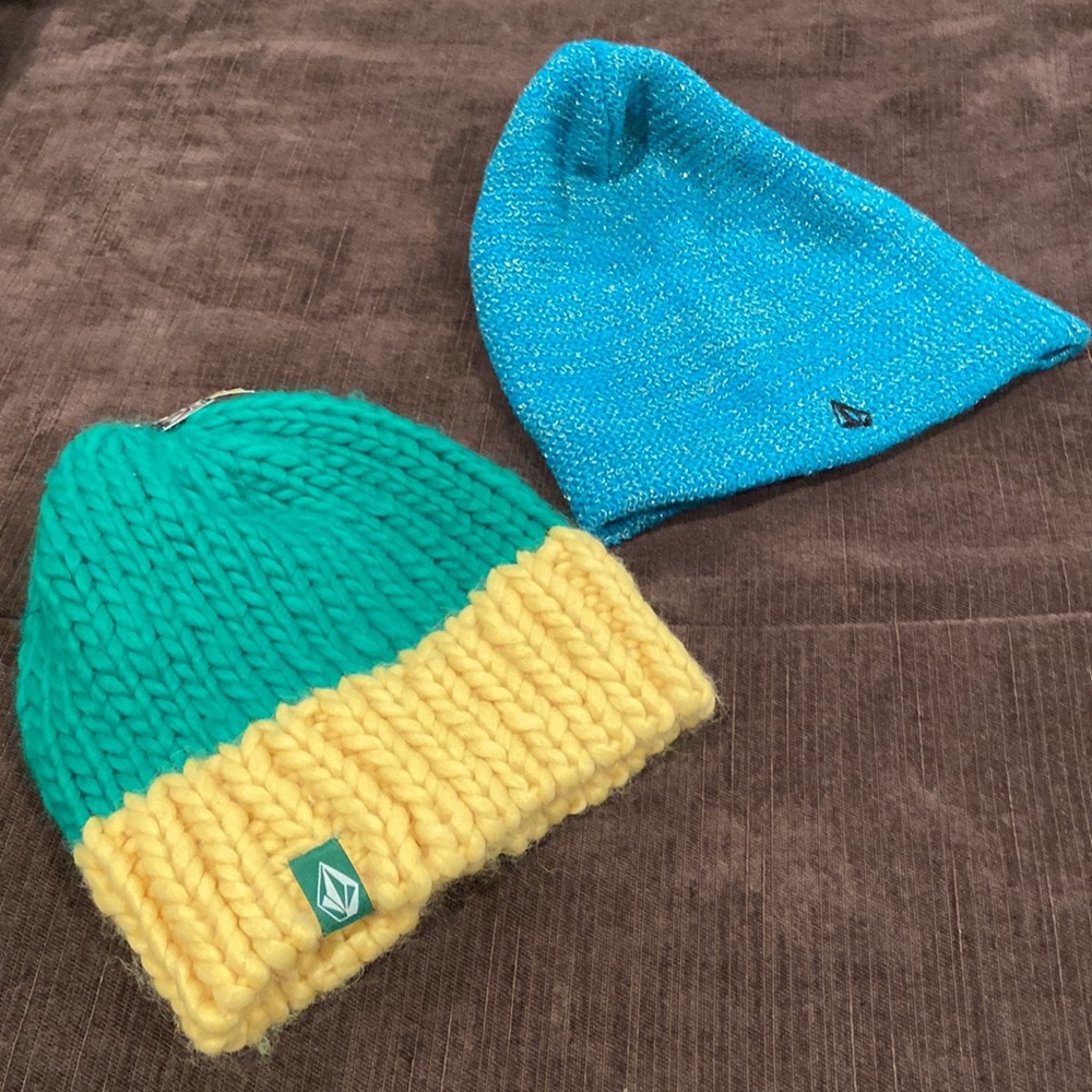Two Volcom Hats.  One new with tag.  Price is for two